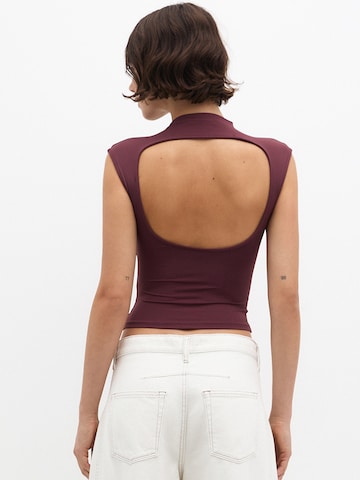 Haut Pull&Bear en rouge