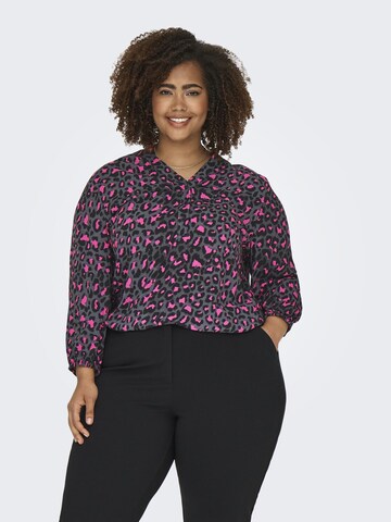 ONLY Carmakoma Blouse in Grey: front