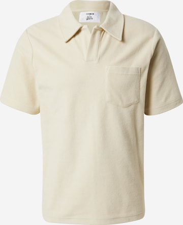 ABOUT YOU x Jaime Lorente T-shirt 'Milo' i beige: framsida