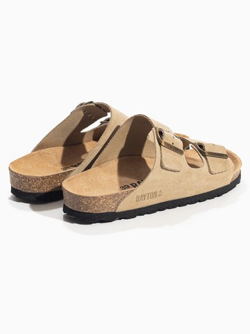 Bayton Pantoletter 'Tracy' i beige