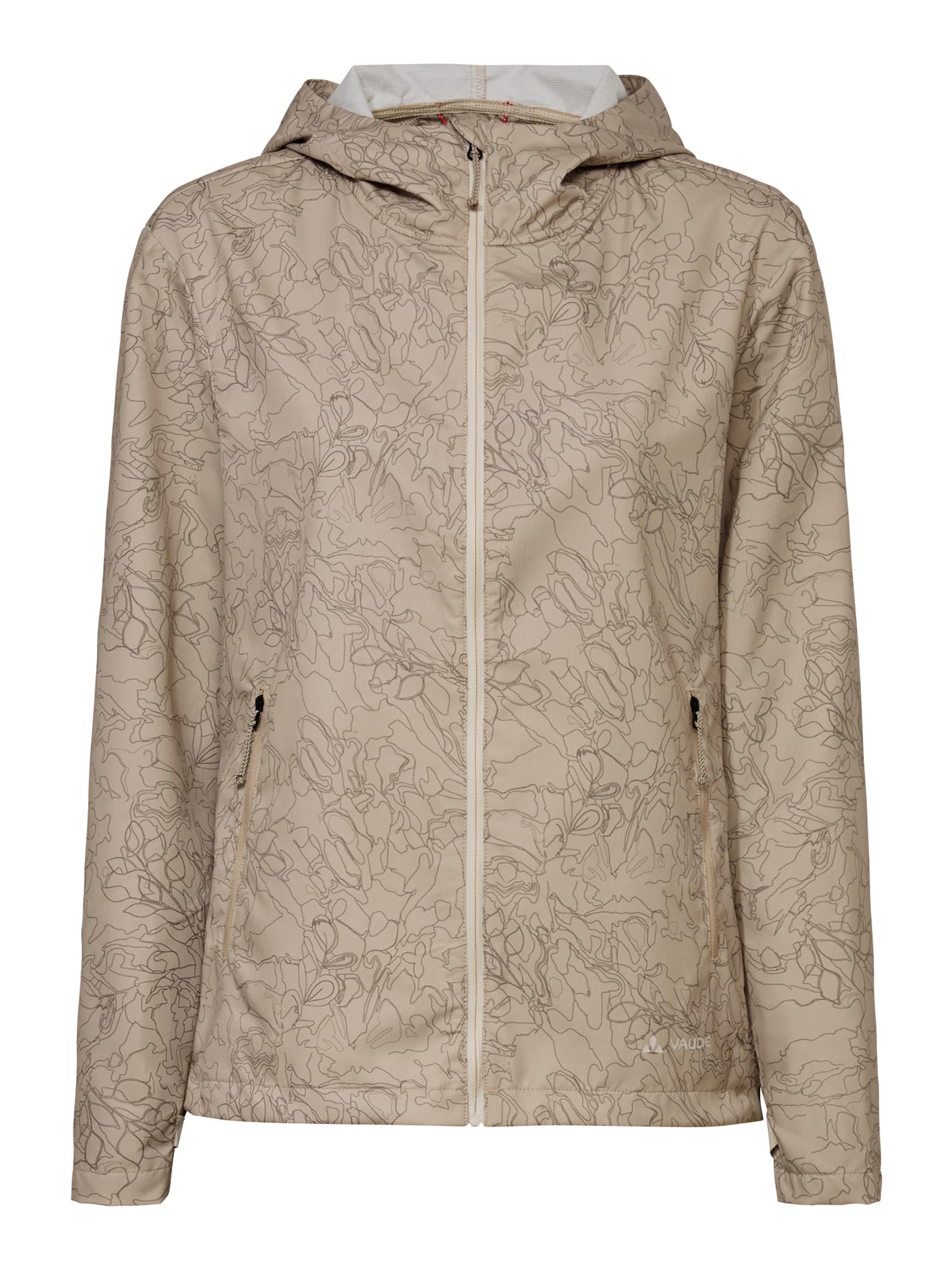 VAUDE Outdoorjacke 'Adlux Air' in Beige: Vorderseite