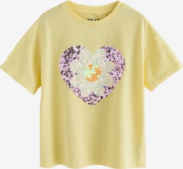 Next T-Shirt in Gelb: Vorderseite