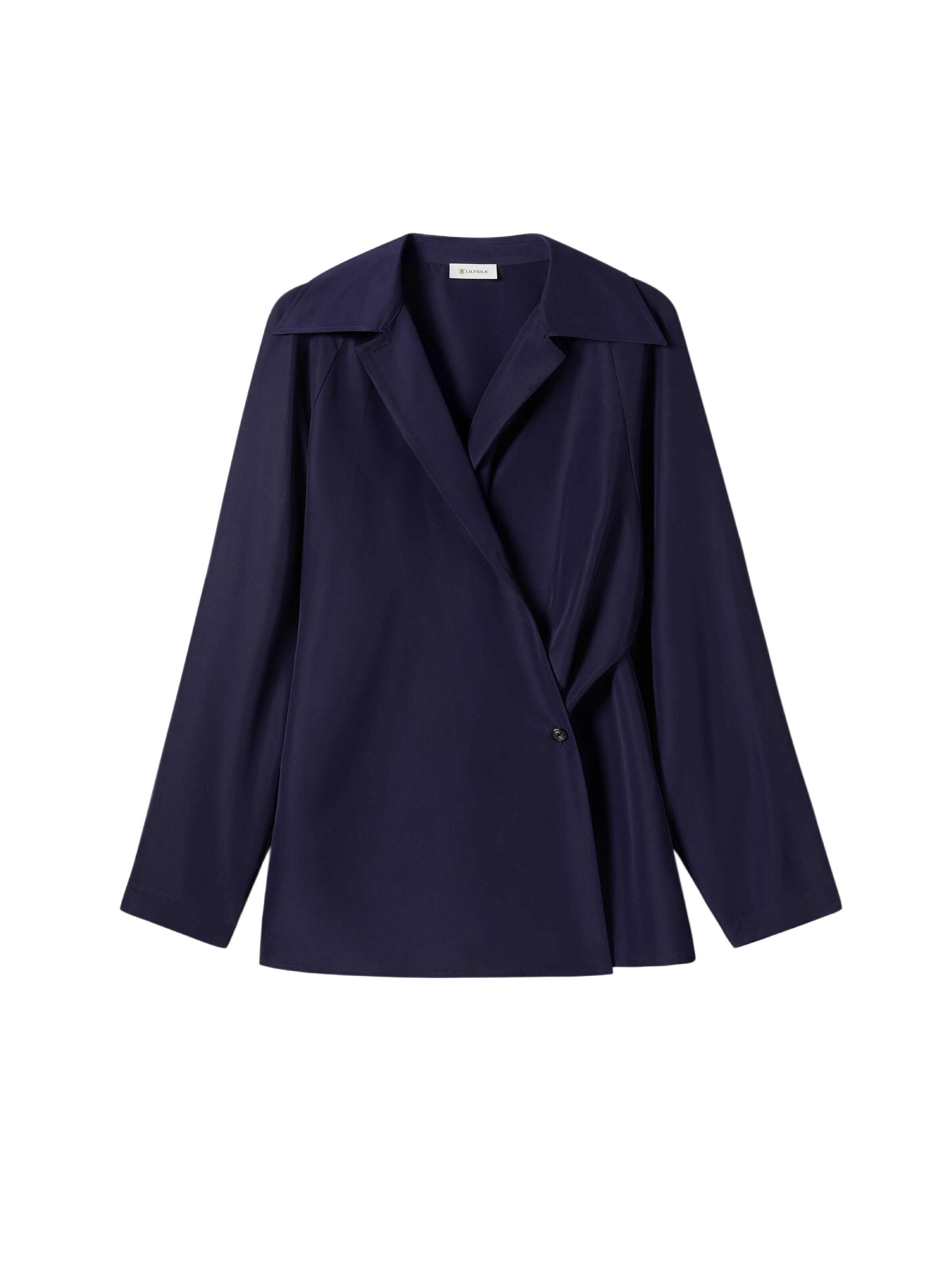 Lilysilk Blouse in XS in Blue denim, Item view