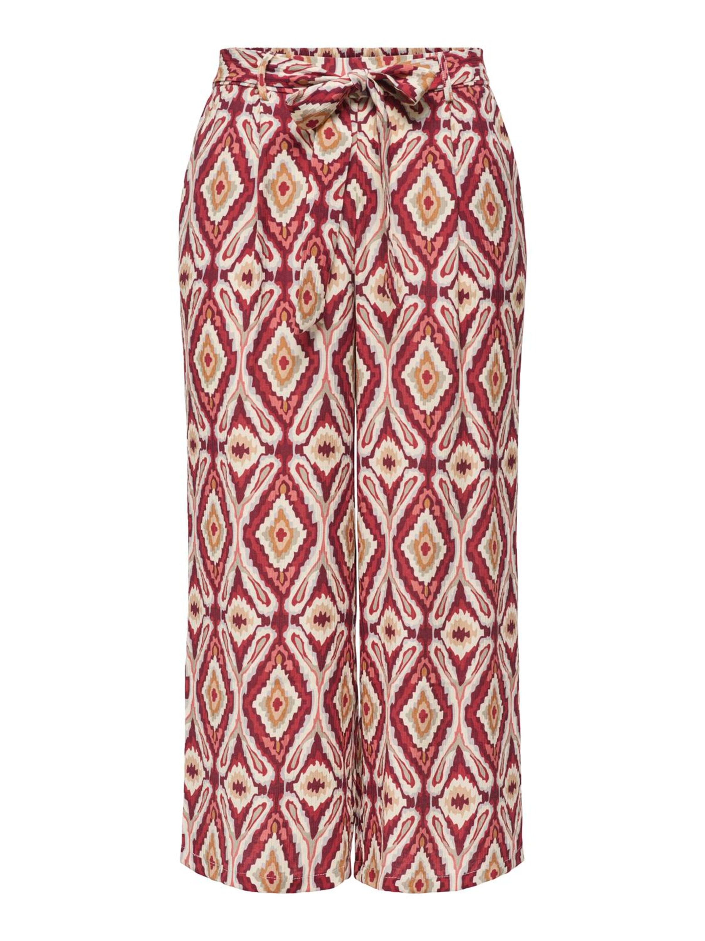 ONLY Wide Leg Hose in Rot: Vorderseite