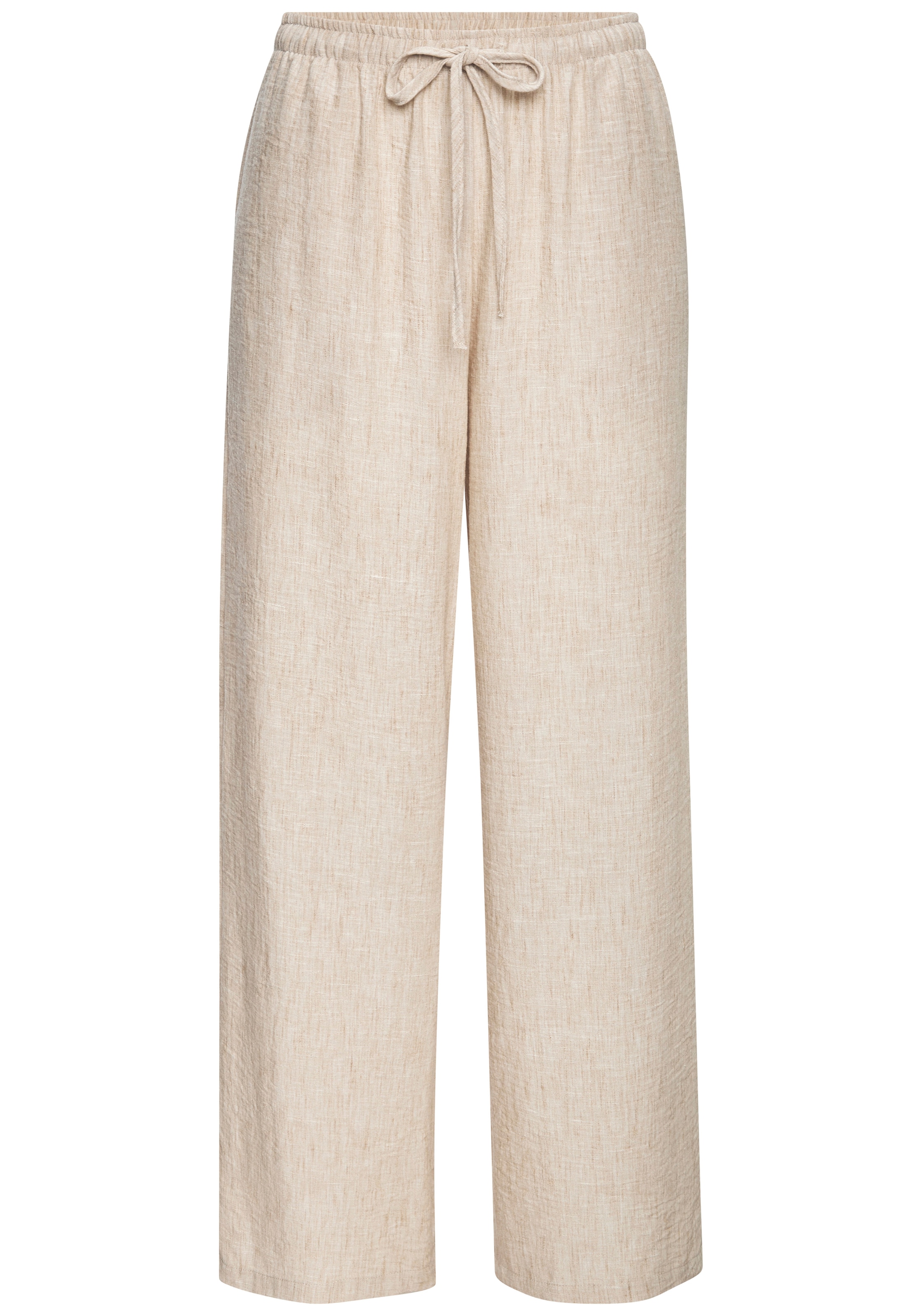 BUFFALO Wide Leg Hose in Beige: Vorderseite