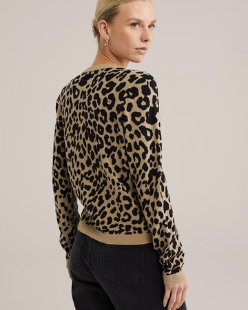 Cardigan WE Fashion en marron