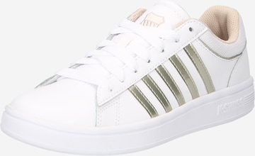 K-SWISS Platform trainers 'Court Winston' in White: front