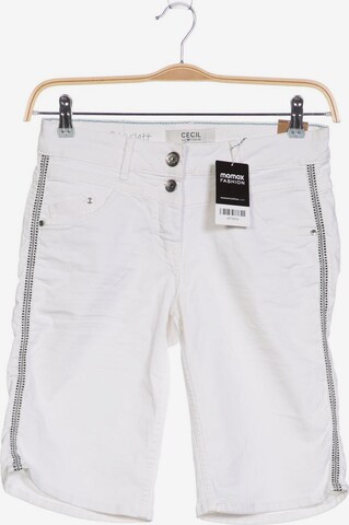 CECIL Shorts in S in White: front