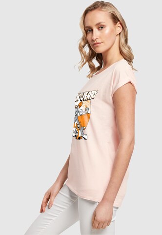 ABSOLUTE CULT Shirt 'Tom And Jerry - Baseball' in Roze