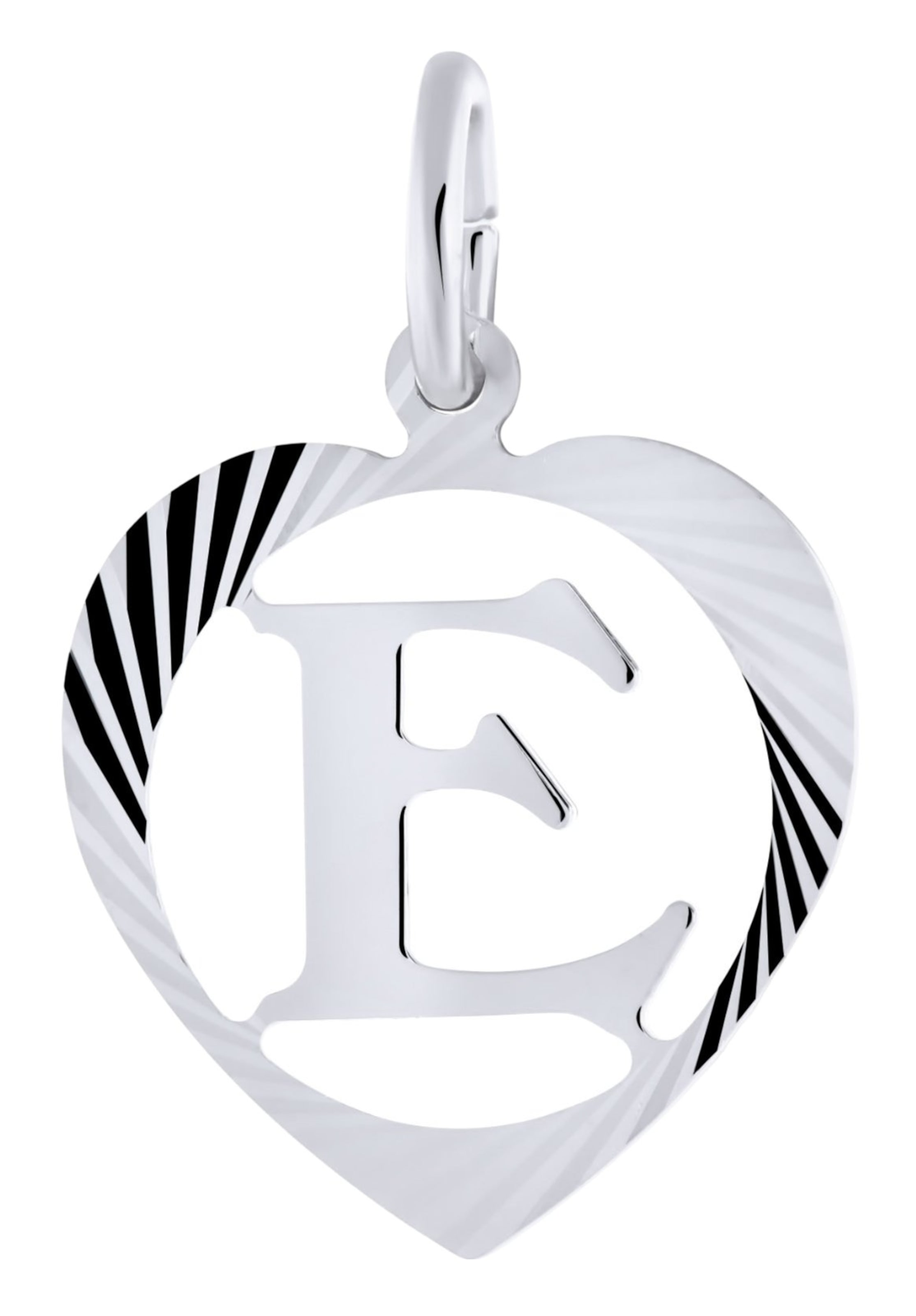 Lucardi Pendant in Silver: front