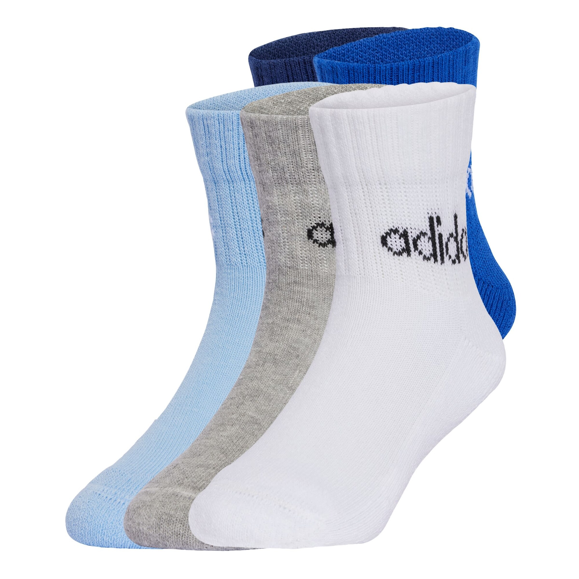 ADIDAS PERFORMANCE Sports socks 'Linear Ankle 5 Pairs Kids' in Blue: front
