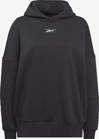 Sweat de sport Reebok en noir : devant