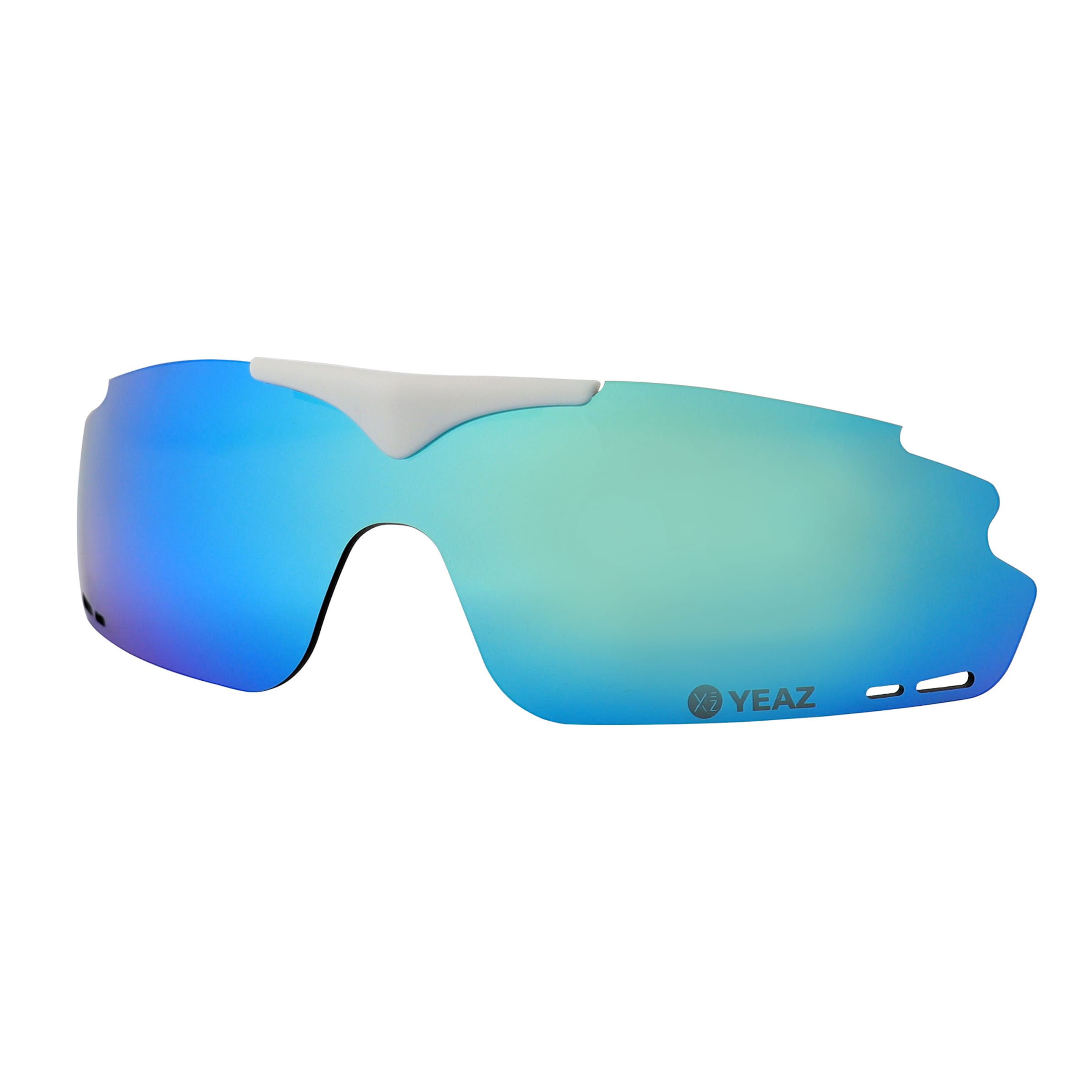 YEAZ Sportsonnenbrille 'Sunup' in Blau: Vorderseite
