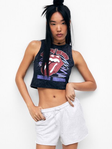 Pull&Bear Top in Schwarz: Vorderseite