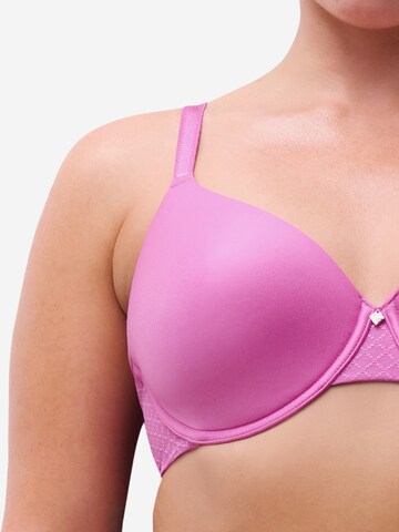 Chantelle T-shirt Bra 'Norah Chic' in Pink