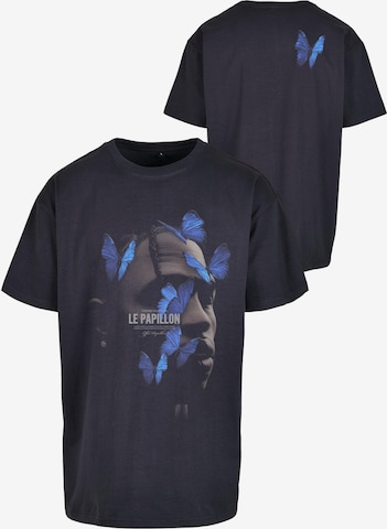 MT Upscale - Camisa 'Le Papillon' em azul