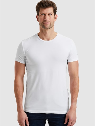 PME Legend Undertröja '2-pack basic T-shirts with crew neck' i vit: framsida