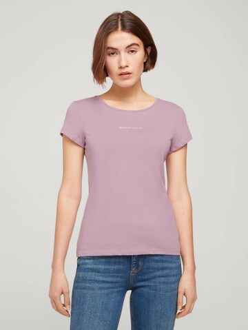 TOM TAILOR DENIM T-shirt i lila: framsida