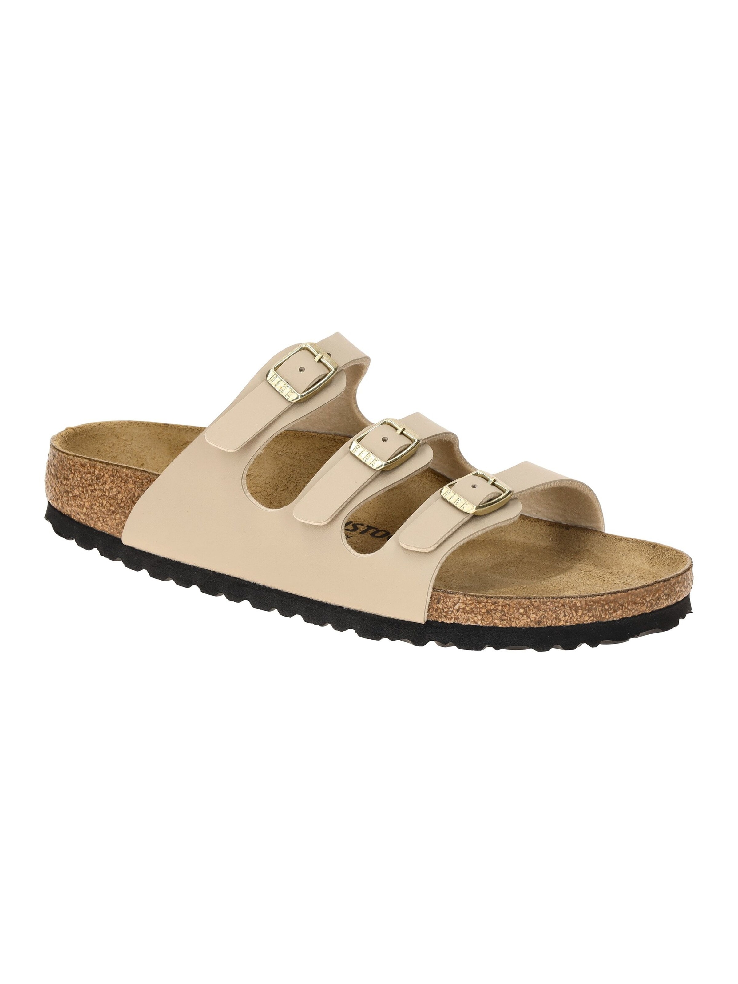 BIRKENSTOCK Пантолеты 'Florida' в Бежевый: спереди
