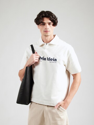 Calvin Klein Jeans - Camisa em branco: frente