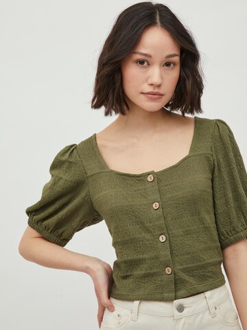 VILA Blouse 'Triva' in Green