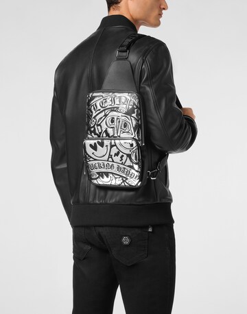 Philipp Plein - Mala de ombro ' Smile ' em prata