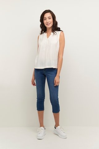 Cream - Blusa 'Liselin' en blanco