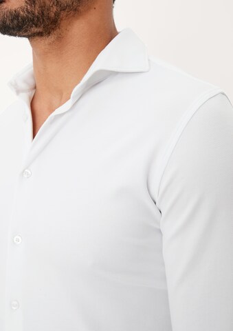 s.Oliver Slim Fit Hemd in Weiß