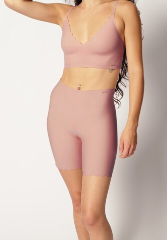 Skinny Pantalon modelant 'Micro Lovers' Skiny en rose