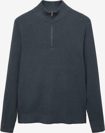 MANGO MAN Pullover 'Antiguap' in Grau: Vorderseite