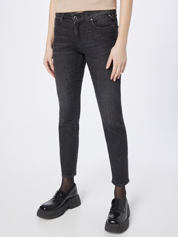 REPLAY Slimfit Jeans 'Faaby' in Schwarz: predná strana