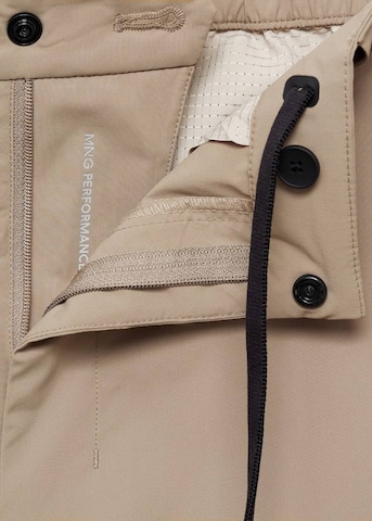 MANGO MAN Regular Chino Pants 'Ozen' in Brown