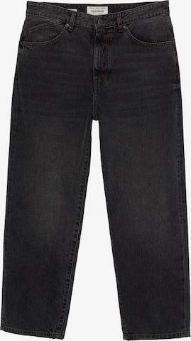 Jeans de la Pull&Bear pe negru: față