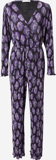 Freebird Icons Jumpsuit 'Jinn' i XS i aubergine / blomme / hvid, Produktvisning
