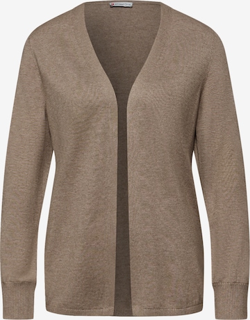 STREET ONE Strickjacke in Braun: Vorderseite