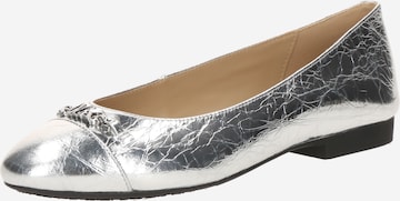 Balerini 'REBECCA FLEX' de la MICHAEL Michael Kors pe argintiu: față