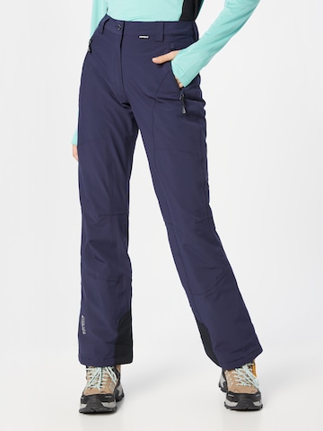 Regular Pantalon de sport 'FREYUNG' ICEPEAK en bleu : devant