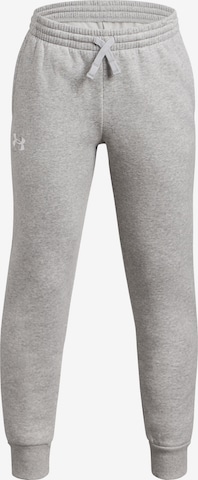 UNDER ARMOUR Workout Pants 'Rival' in Grey: front