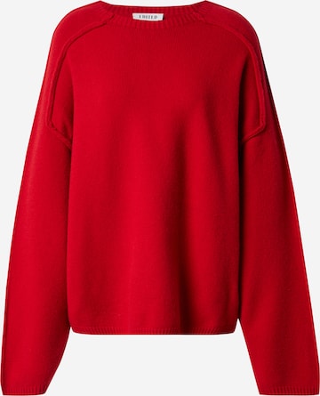 EDITED Tröja 'Naiba Wool' i röd: framsida