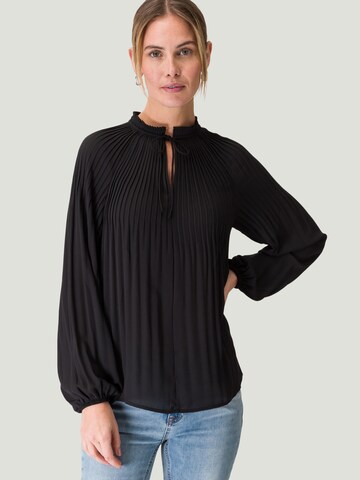 Camicia da donna di zero in nero: frontale