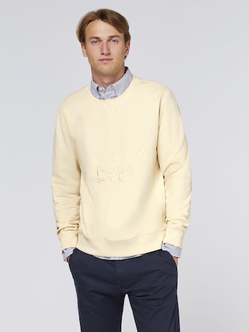 Polo Sylt Sweatshirt in Beige: Vorderseite