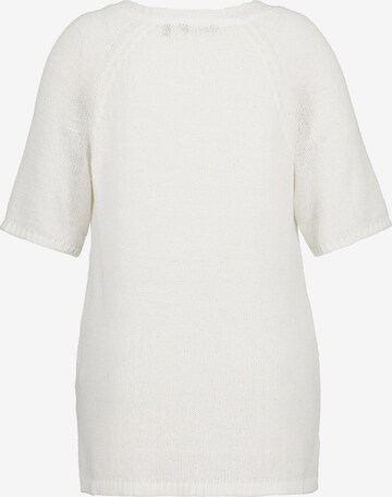 Pull-over Ulla Popken en blanc