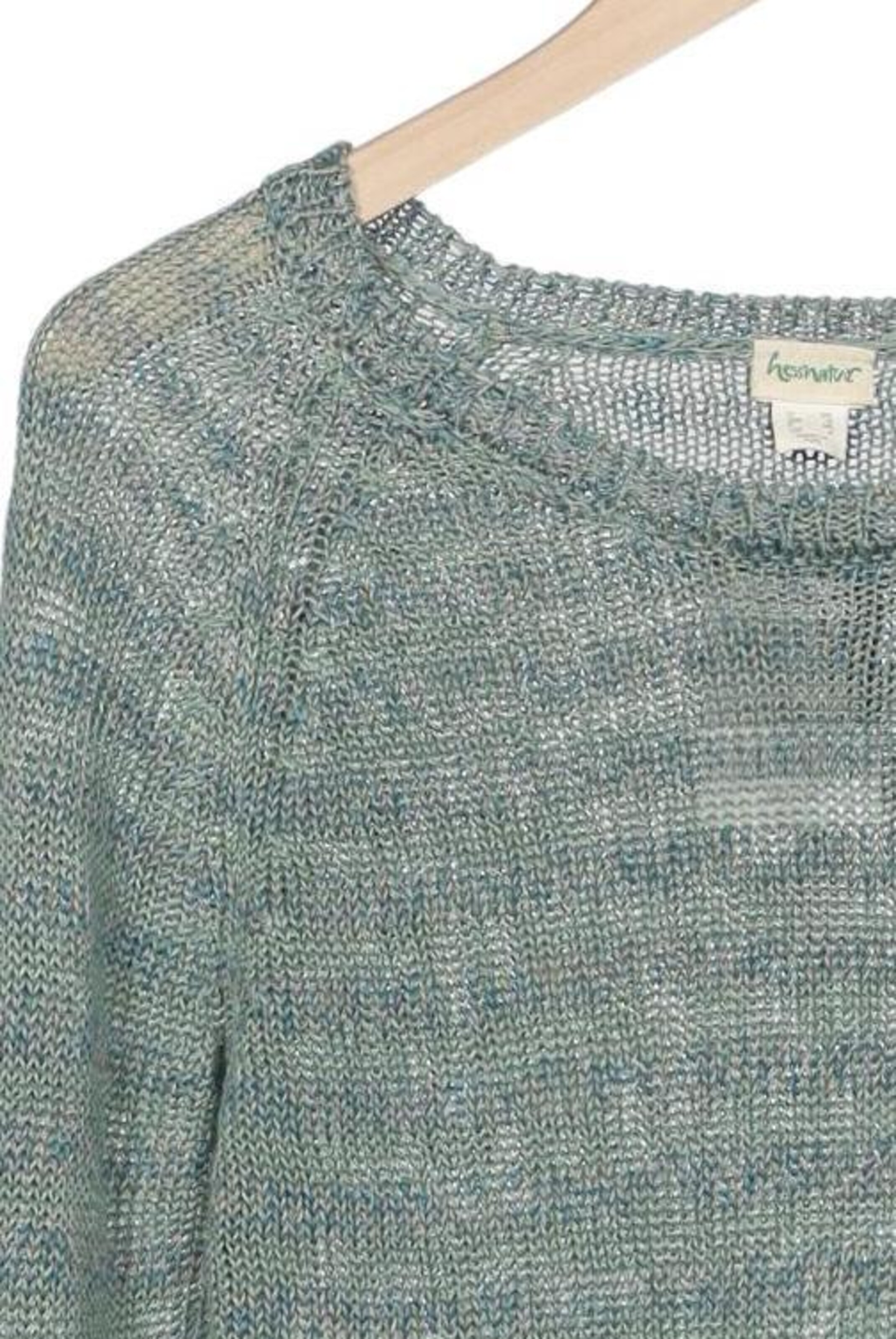 hessnatur Sweater & Cardigan in XS in Green