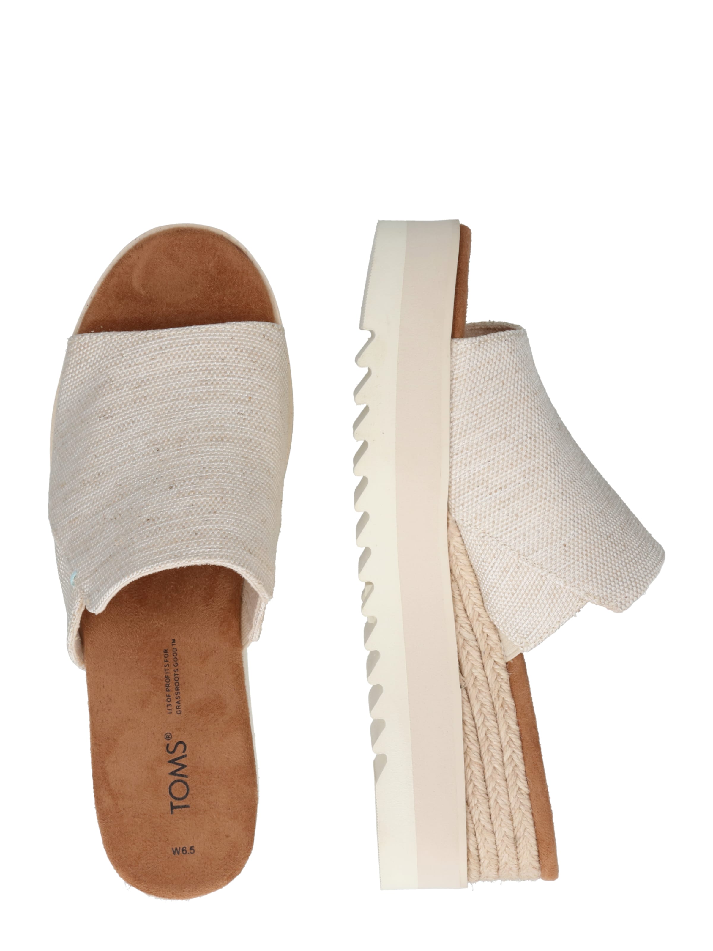 TOMSSandale 'DIANA MULE' - bež boja