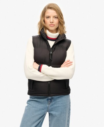 Superdry Bodywarmer in Zwart: voorkant