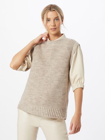 modström Sweater 'Timme' in Beige: front