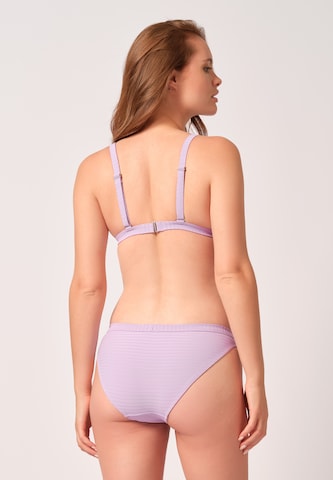 Skiny Koszulkowy Góra bikini w kolorze fioletowy