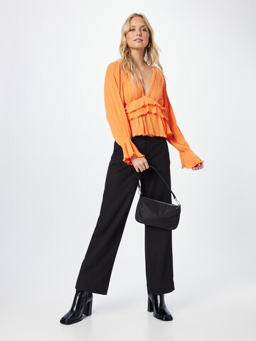 Chemisier Nasty Gal en orange