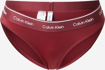 Bas de bikini Calvin Klein Swimwear en violet : devant