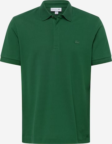 T-Shirt LACOSTE en vert : devant